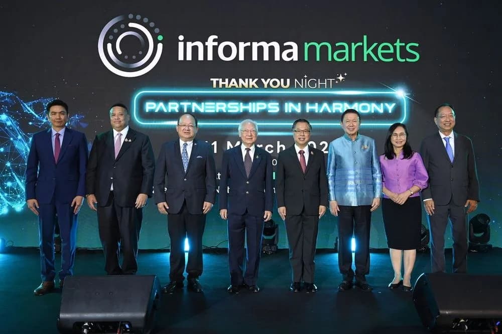 ส.อ.ท. ร่วมงาน "Informa Markets Thank you night — Partnerships in Harmony"