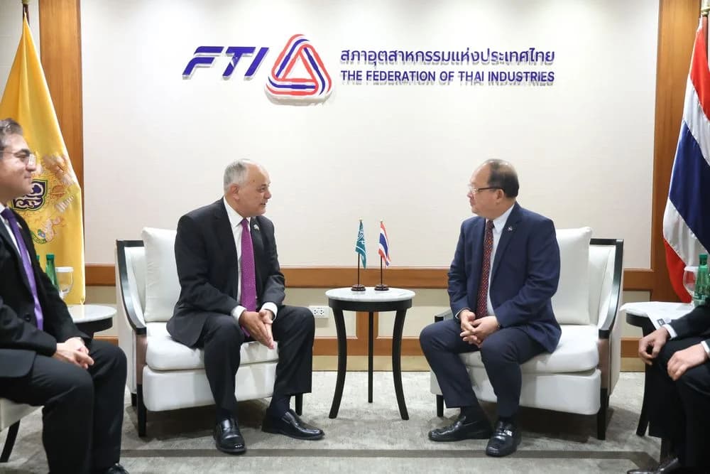 ส.อ.ท. หารือเอกอัครราชทูตซาอุดีอาระเบีย กระชับความร่วมมือเศรษฐกิจไทย–ซาอุดีอาระเบีย