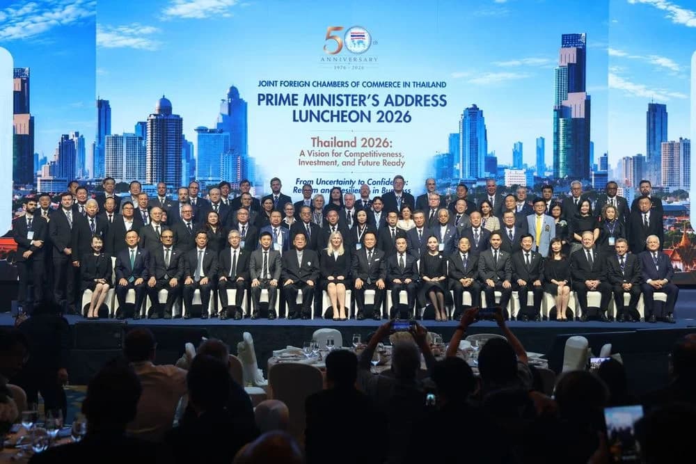 ประธาน ส.อ.ท. ร่วมรับฟังวิสัยทัศน์นายกฯ ในงาน JFCCT Prime Minister’s Address Luncheon 2026 สะท้อนทิศทางเศรษฐกิจไทยสู่อนาคต