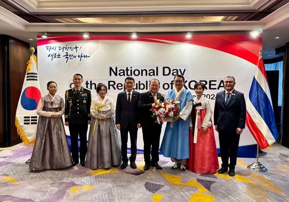 ส.อ.ท. ร่วมแสดงความยินดีวันชาติสาธารณรัฐเกาหลี