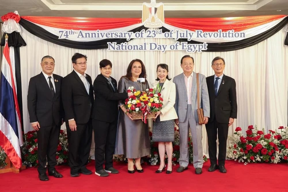 ส.อ.ท. ร่วมแสดงความยินดีเนื่องในโอกาสวันชาติสาธารณรัฐอาหรับอียิปต์ ครบรอบ 74 ปี